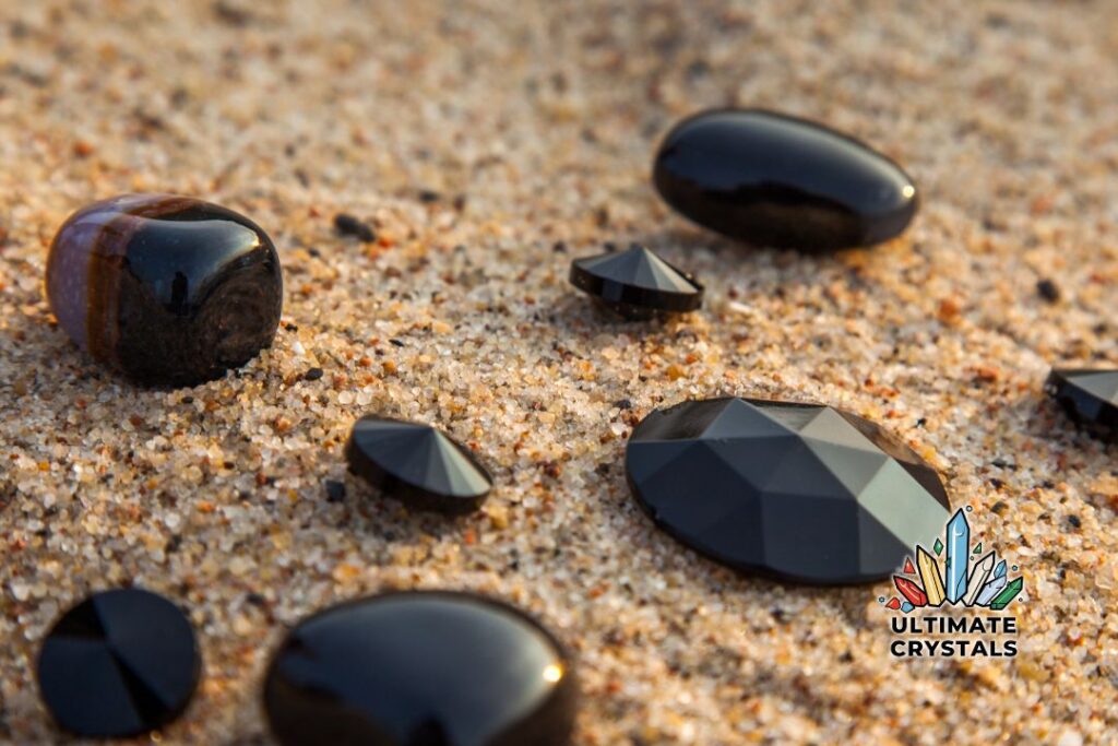 Crystal Combinations with Black Onyx